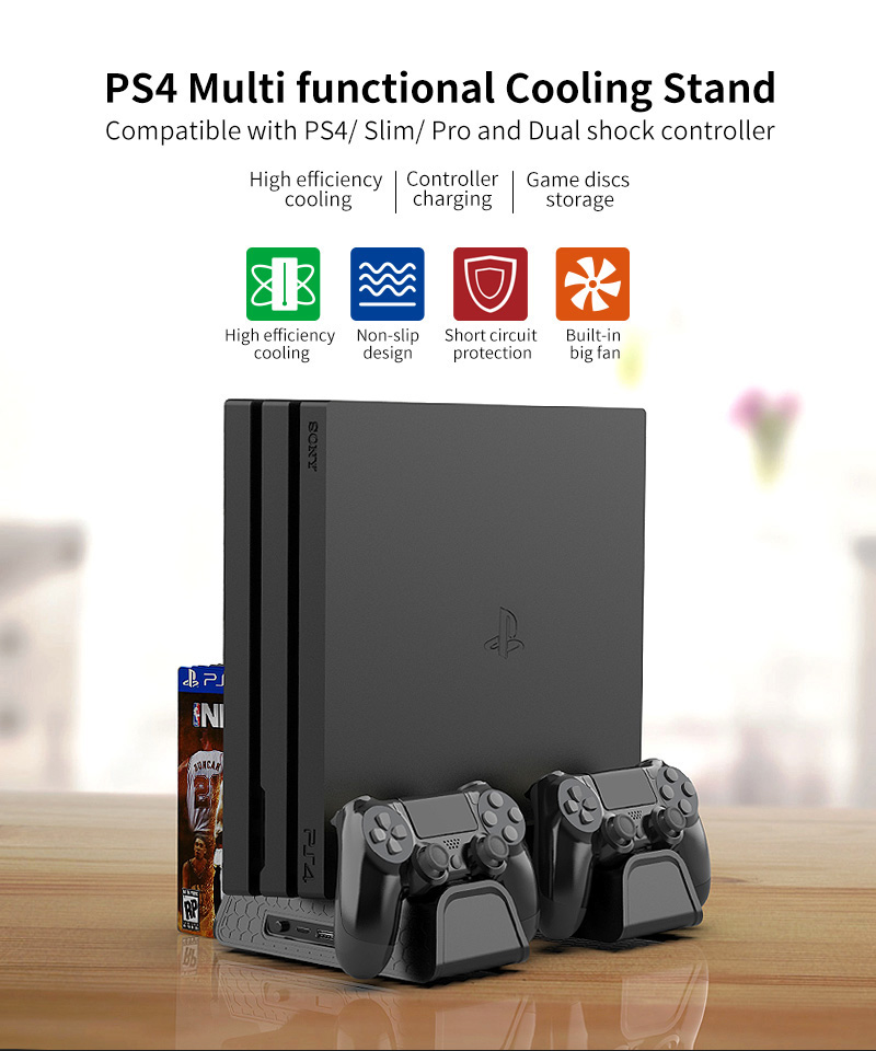 PS4 Multi-functional Charging & Stand TP4-882 PS4 Pro - DOBE Videogame Accessories