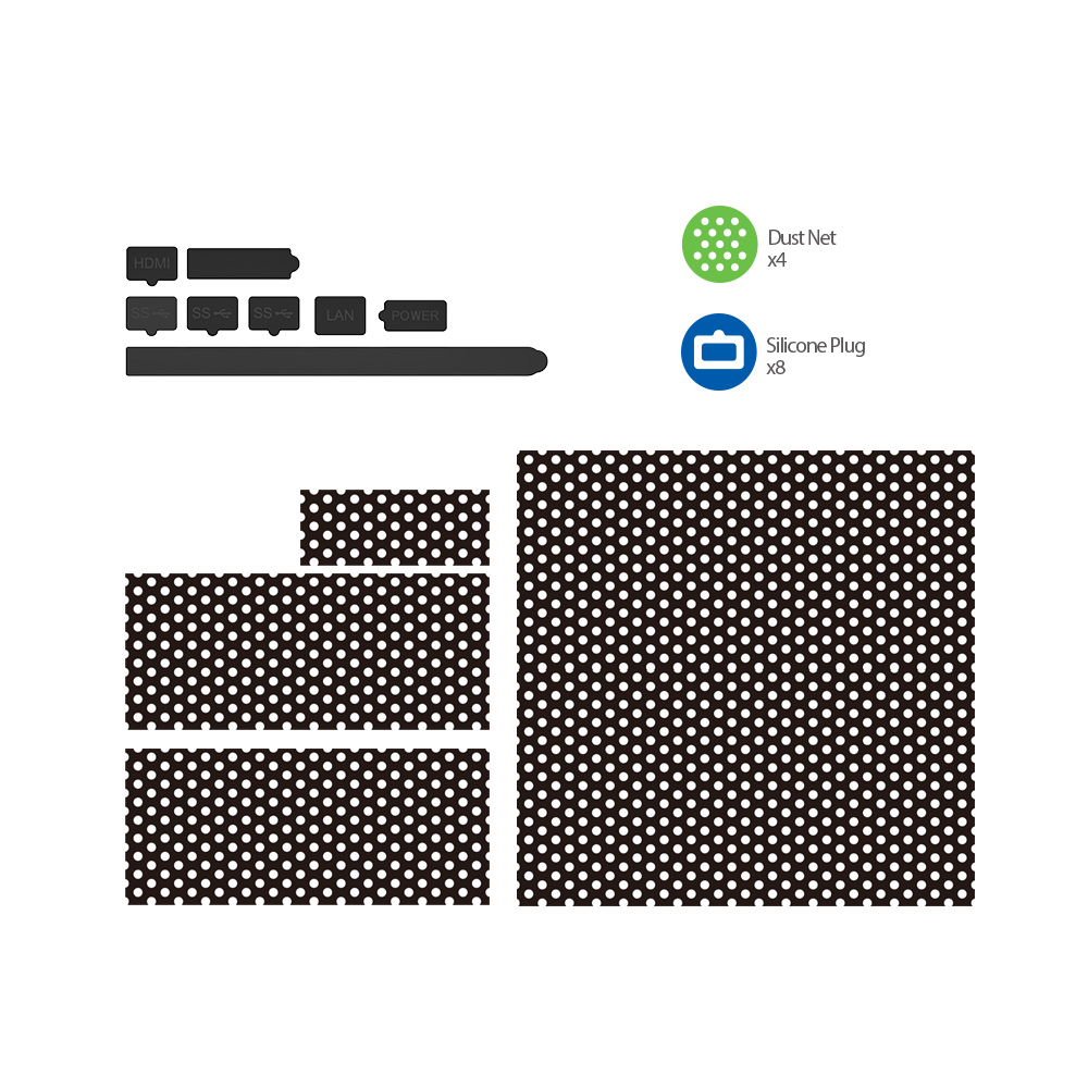 Xseries X Dustproof Silicone kit TYX2607 Xbox Series DOBE Videogame Accessories