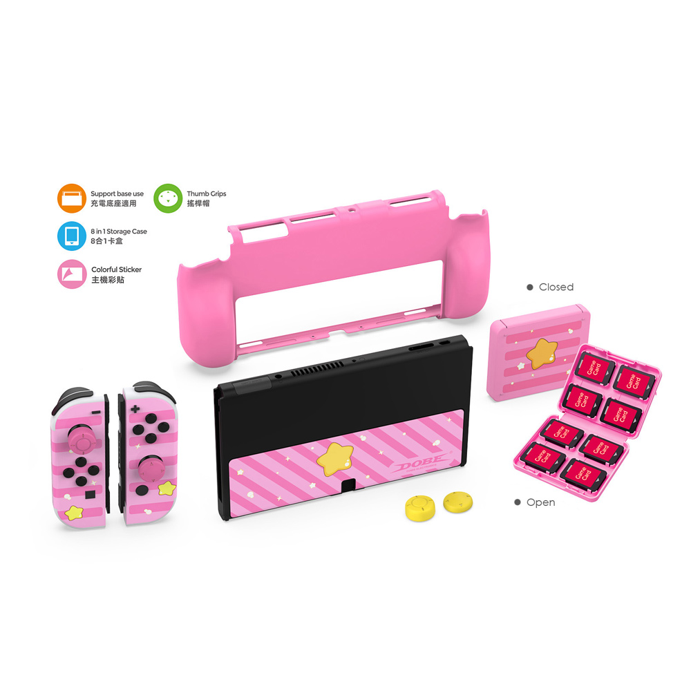 Switch OLED pink case combination  iTNS-2120 