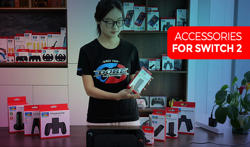 Switch2 is coming with a bang! All DOBE accessories are now available on the mar