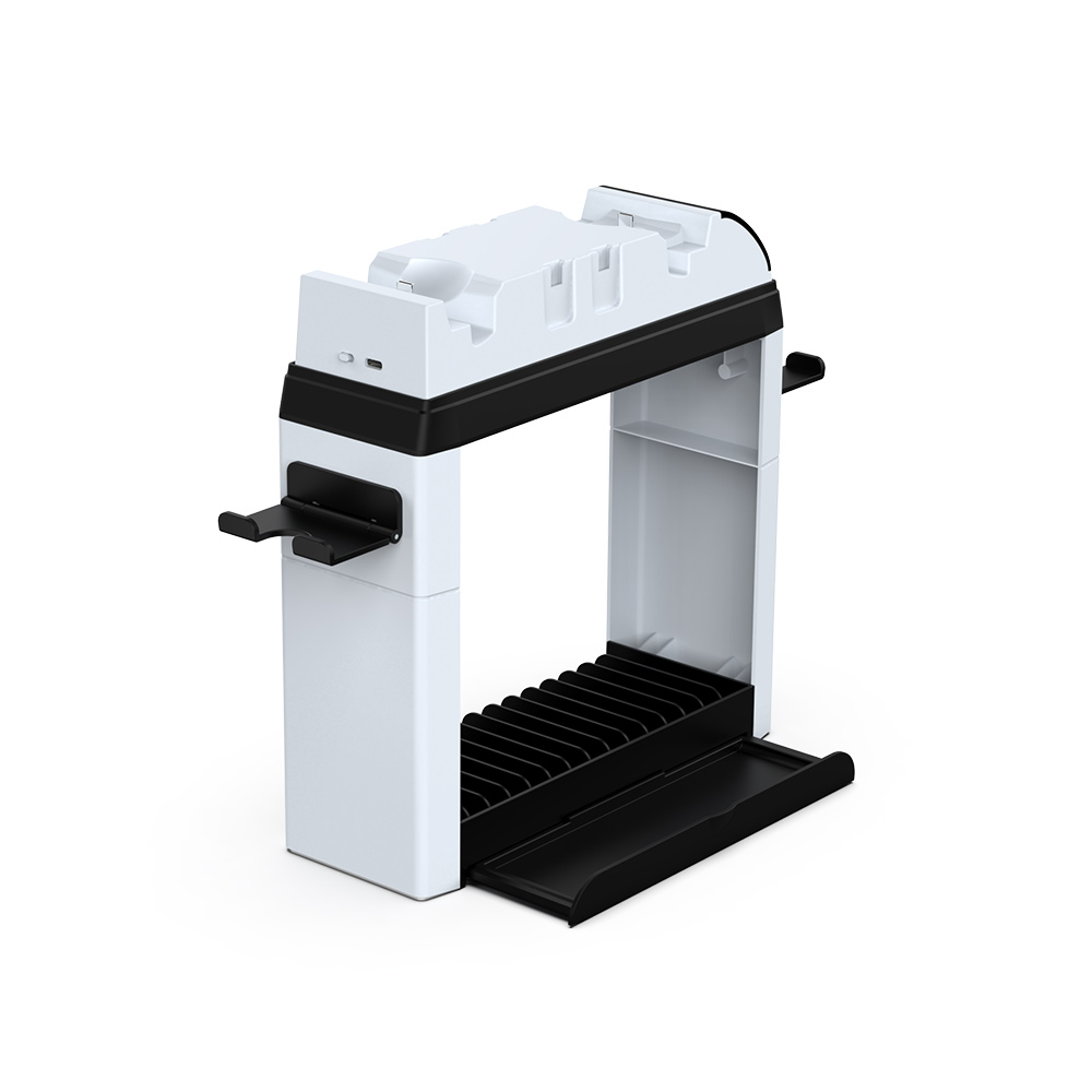 TNS-19035 six in one charging base + TNS-19051 multifunctional storage rack TNS-
